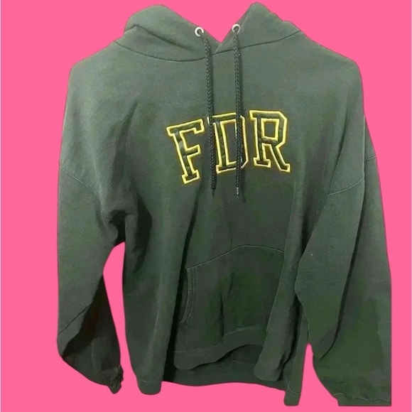 Hanes Tops - Green FDR hoodie UNISEX